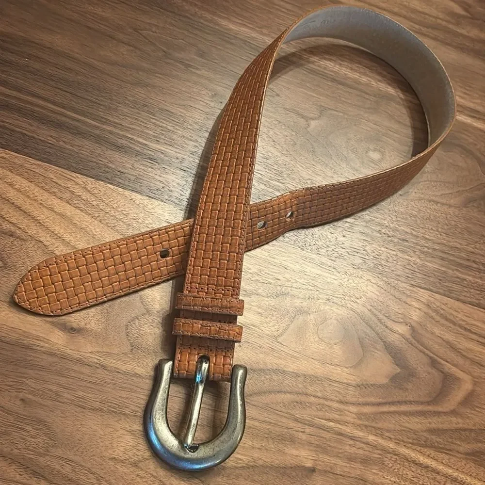 Talbots Tan Leather Belt - M